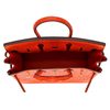 Hermès Birkin 25 Orange Matte Crocodile Niloticus GHW