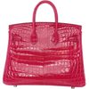 Hermès Birkin 25 Rose Mexico Shiny Crocodile Niloticus PHW