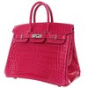 Hermès Birkin 25 Rose Mexico Shiny Crocodile Niloticus PHW