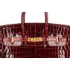 Hermès Birkin 25 Rouge H Shiny Crocodile Niloticus GHW
