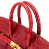 Hermès Birkin 25 Sanguine Shiny Crocodile Niloticus GHW