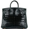 Hermès Birkin 25 Vert Cypress Shiny Crocodile Niloticus GHW