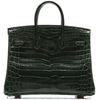 Hermès Birkin 25 Vert Fonce Lisse Crocodile Niloticus PHW