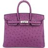 Hermès Birkin 25 Anemone Ostrich PHW