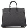 Hermès Birkin 25 Black Ostrich RGHW