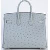 Hermès Birkin 25 Blue Glacier Ostrich PHW