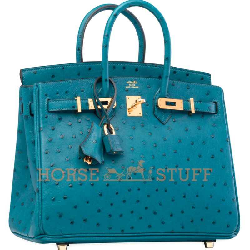 Hermès Birkin 25 Cobalt Ostrich GHW