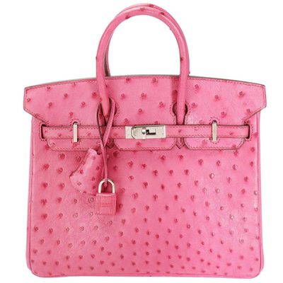 Hermès Birkin 25 Pink Fuchsia Ostrich PHW