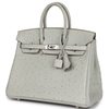 Hermès Birkin 25 Gris Perle Ostrich PHW