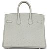 Hermès Birkin 25 Gris Perle Ostrich PHW