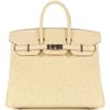 Hermès Birkin 25 Jaune Milton Ostrich PHW