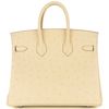 Hermès Birkin 25 Jaune Milton Ostrich PHW
