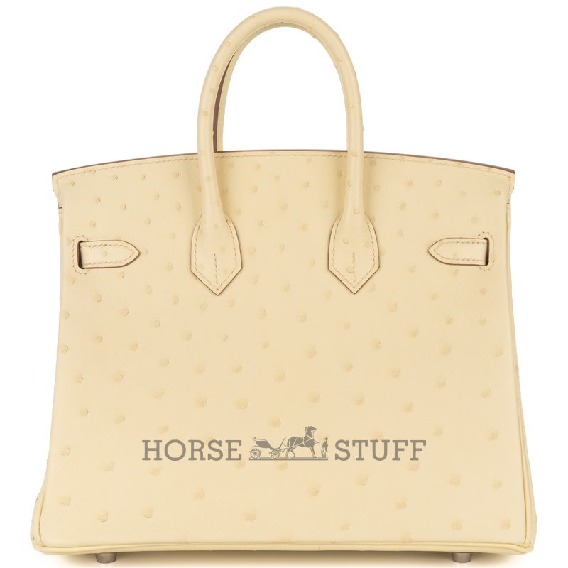 Hermès Birkin 25 Jaune Milton Ostrich PHW