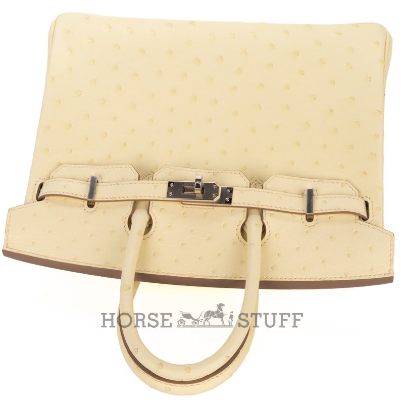 Hermès Birkin 25 Jaune Milton Ostrich PHW