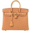 Hermès Birkin 25 Mustard Ostrich GHW