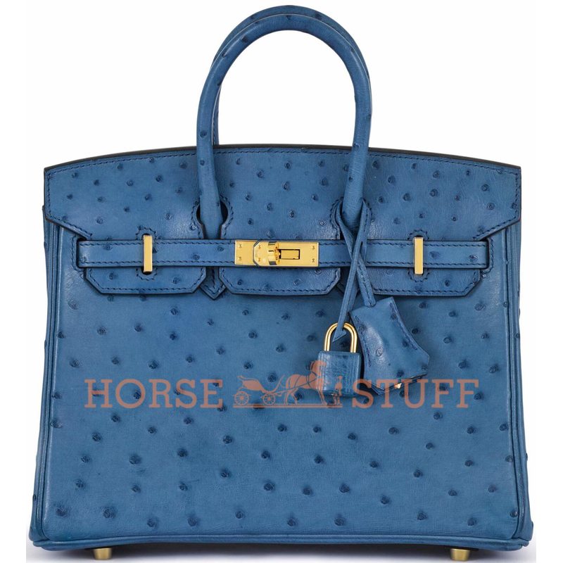 Hermès Birkin 25 Mykonos Ostrich GHW