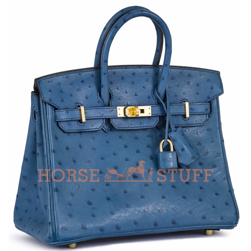 Hermès Birkin 25 Mykonos Ostrich GHW