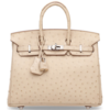 Hermès Birkin 25 Parchemin Ostrich PHW