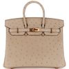 Hermès Birkin 25 Jaune Milton Ostrich PHW
