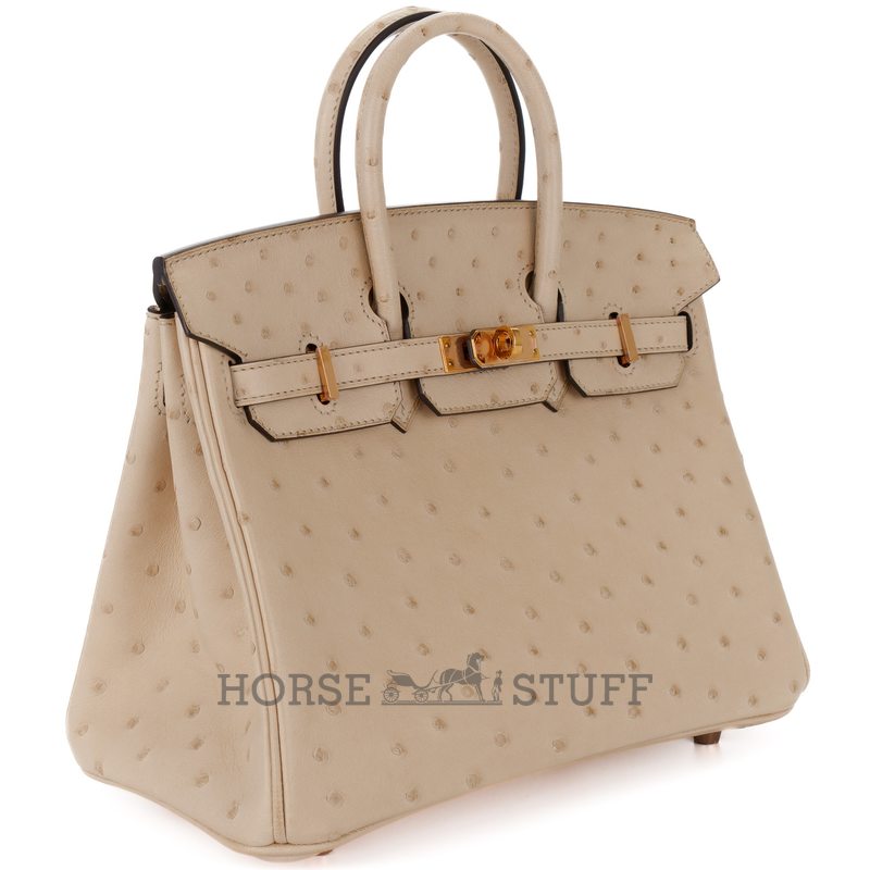 Hermès Birkin 25 Jaune Milton Ostrich PHW