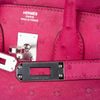 Hermès Birkin 25 Rose Tyrien Ostrich PHW