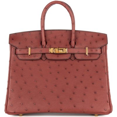 Hermès Birkin 25 Rouge H Ostrich GHW
