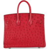 Hermès Birkin 25 Rouge Vif Ostrich PHW