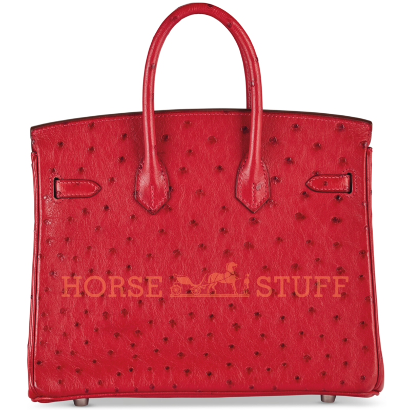 Hermès Birkin 25 Rouge Vif Ostrich PHW