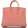 Hermès Birkin 25 Terre Cuite Ostrich GHW