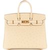 Hermès Birkin 25 Jaune Milton Ostrich PHW