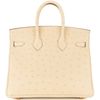Hermès Birkin 25 Jaune Milton Ostrich PHW