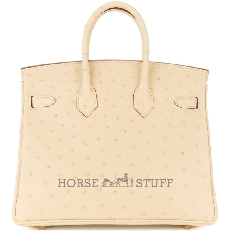 Hermès Birkin 25 Jaune Milton Ostrich PHW