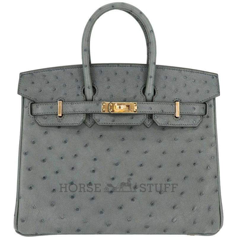 Hermès Birkin 25 Vert Amande Ostrich GHW