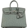 Hermès Birkin 25 Vert Amande Ostrich PHW
