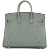 Hermès Birkin 25 Vert Amande Ostrich PHW