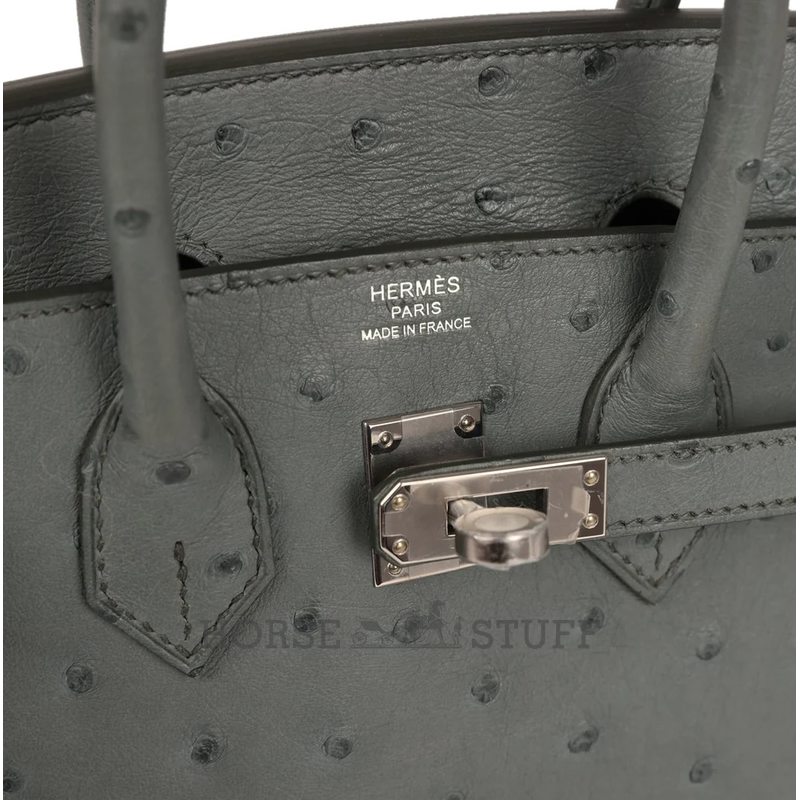 Hermès Birkin 25 Vert Amande Ostrich PHW