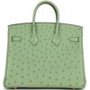 Hermès Birkin 25 Vert Criquet Ostrich GHW