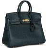 Hermès Birkin 25 Vert Cypress Ostrich GHW