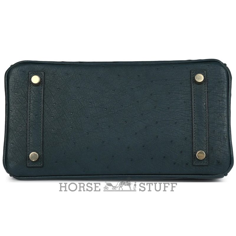 Hermès Birkin 25 Vert Cypress Ostrich GHW