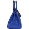 Hermès Birkin 25 Blue Royal Matte Crocodile Porosus GHW