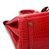 Hermès Birkin 25 Braise Lisse Crocodile Porosus GHW