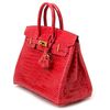 Hermès Birkin 25 Braise Lisse Crocodile Porosus GHW