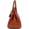 Hermès Birkin 25 Gold Matte Crocodile Porosus GHW