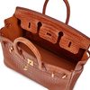 Hermès Birkin 25 Gold Matte Crocodile Porosus GHW