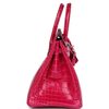 Hermès Birkin 25 Rose Mexico Shiny Crocodile Porosus PHW