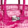 Hermès Birkin 25 Rose Scheherazade Shiny Crocodile Porosus PHW