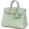 Hermès Birkin 25 Vert d'Eau Matte Crocodile Porosus GHW