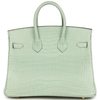 Hermès Birkin 25 Vert d'Eau Matte Crocodile Porosus GHW