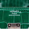 Hermès Birkin 25 Vert Emerald Shiny Crocodile Porosus PHW