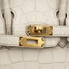 Hermès Birkin Sellier 25 Beton Matte Crocodile Alligator GHW